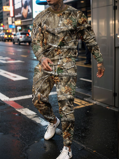 Conjunto Deportivo Camuflaje Jungle - Sudadera Cuello Redondo y Pantalón - Image 10