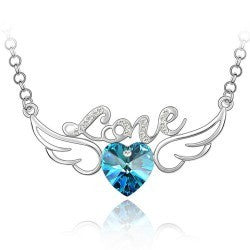 Collar Corazón de Cristal con Alas de Ángel - Símbolo de Amor - Image 20