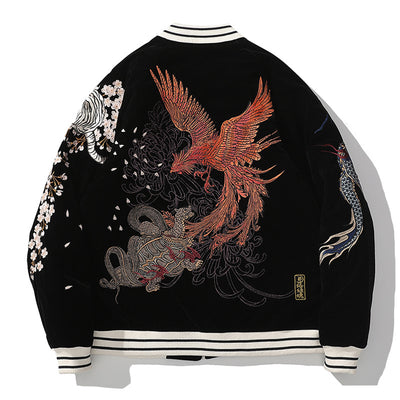 Chaqueta Acolchada de Algodón Invierno con Bordado Estilo Chino - Image 2