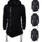 Chamarra Hoodie Suelta Talla Grande para Hombre