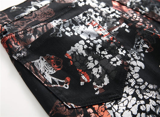 Pantalones Impresos para Discoteca en Negro - Image 5