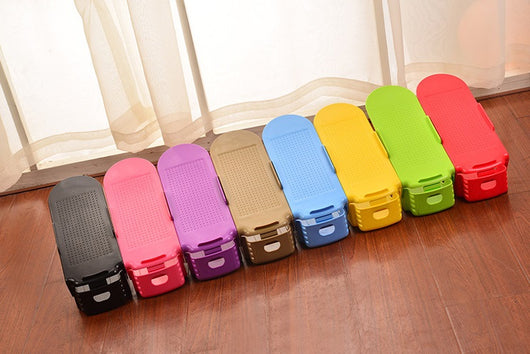 Organizador Doble de Zapatos con Soporte Ajustable para Armario - Image 15