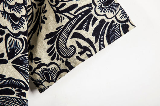 Camisa Floral Manga Corta para Hombre Talla Grande - Image 5