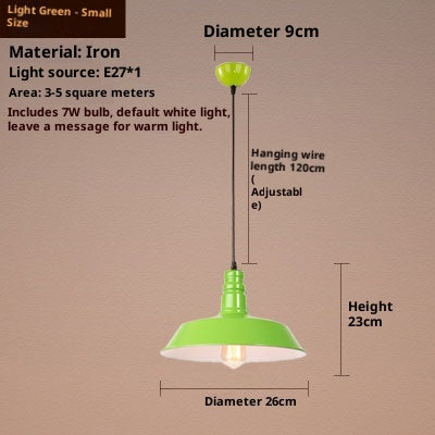 Lámpara Colgante Minimalista Nórdica para Restaurante y Cafetería Estilo Americano - Image 12