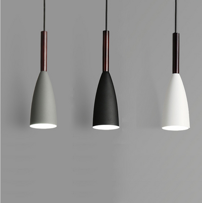 Lámpara Colgante Nicolai Inspiración Nórdica - Negro, Azul, Verde y Blanco