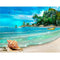 Pintura de Diamantes 5D - Hermoso Paisaje de Playa