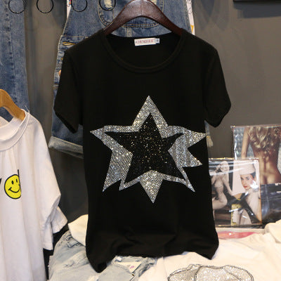 Playera de Algodón con Strass Brillante - Image 5