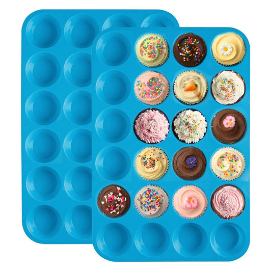 Molde de Silicona para Pasteles de 24 Cavidades Redondas - Image 2