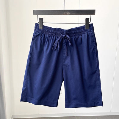 Pantalones Cortos Casuales de Algodón Puro con Cintura Elástica para Hombre - Image 9