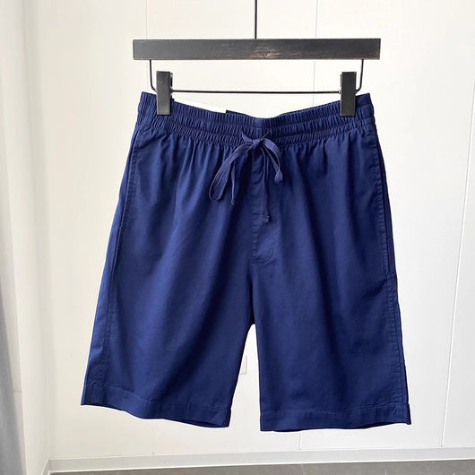 Pantalones Cortos Casuales de Algodón Puro con Cintura Elástica para Hombre - Image 9