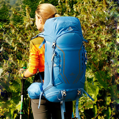 Mochila de Senderismo Gran Capacidad con Bolso de Hombro