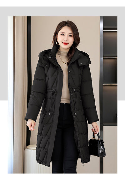 Abrigo Acolchado Slim Fit Talla Grande para Mujer - Invierno - Image 16