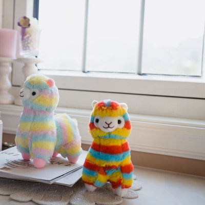 Peluche Alpaca Arcoíris - Juguete Suave y Colorido - Image 4