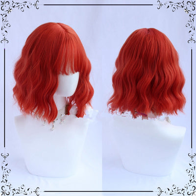 Peluca Corta Rizada Chic con Flequillo Aireado - Image 16