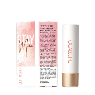 Labial Mate Rosa FOCALLURE - Color Duradero y Acabado Perfecto