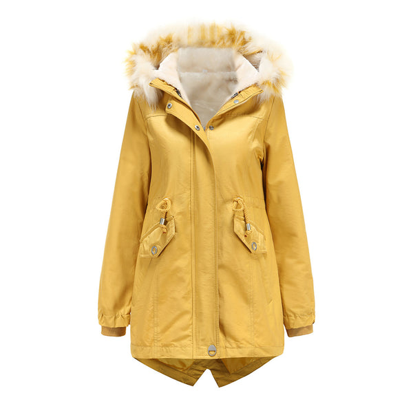 Chaqueta Acolchada de Algodón con Forro Desmontable