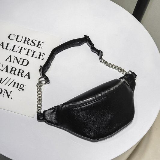 Bolsa Bandolera Pecho Mujer Coreana - Cadena Fashion Messenger Urbano