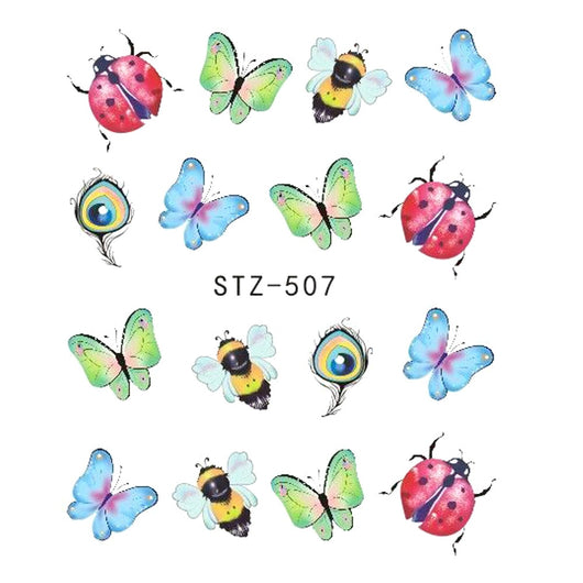 Calcomanías de Uñas Mariposas y Flores - Transfers de Agua para Decoración de Manicura - Image 6