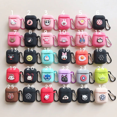 Funda Protectora para AirPods con Diseño Kawaii - Carcasa Silicona Antigoipes Estilo Coreano Japonés - Image 5