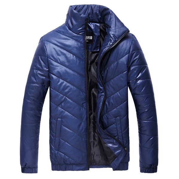 Chaqueta Acolchada de Invierno para Hombre Corte Slim Estilo Coreano