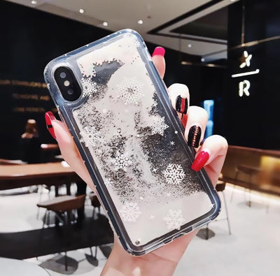 Funda Móvil Apple Copos de Nieve Arena Navidad - Image 20