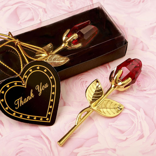 Rosa Dorada de Cristal - Regalo Romántico para San Valentín - Image 5