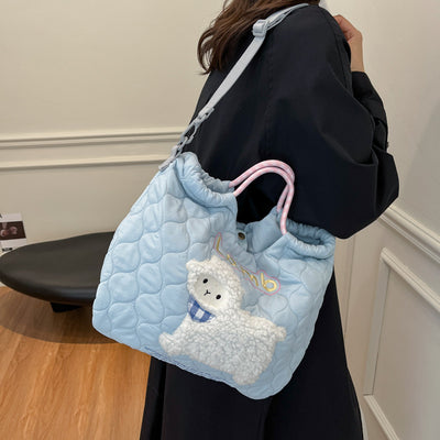 Bolsa Crossbody con Bordado de Caricaturas Adorables - Image 8