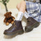 Botas Martin Estilo Harajuku con Suela Gruesa - Diseño Retro Kawaii