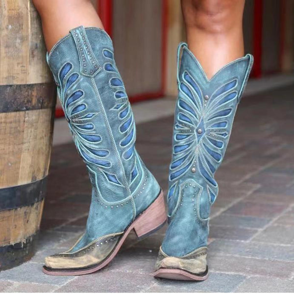 Botas de Invierno para Mujer con Tacón Grueso y Remaches - Talla Grande - Image 9