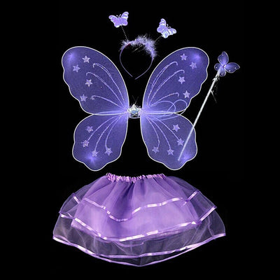 Vestido de tres piezas con alas de mariposa - Image 5