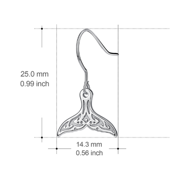 Aretes de Plata Colita de Ballena 925 - Image 4