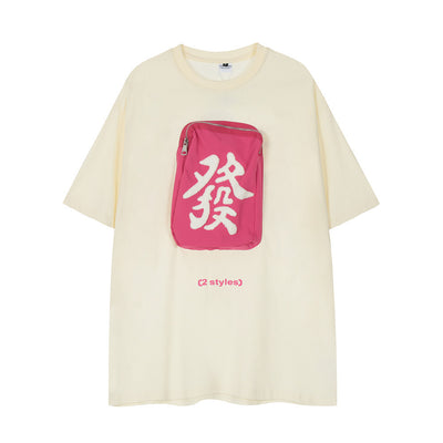 Camiseta Holgada con Bordado de Personajes - Image 5