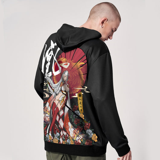 Hoodie Kimura Sanshe Li Bai con Estampado Artístico - Image 2