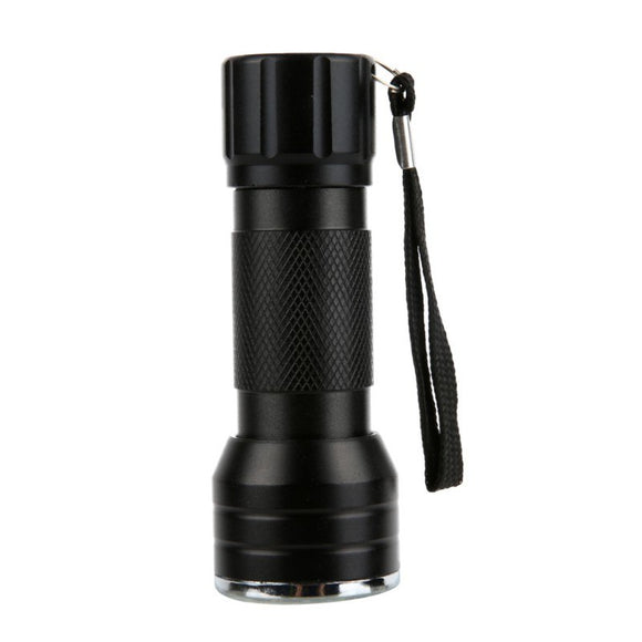 Linterna UV Ultravioleta 21 LED Aluminio - Detector de Seguridad Multifunción