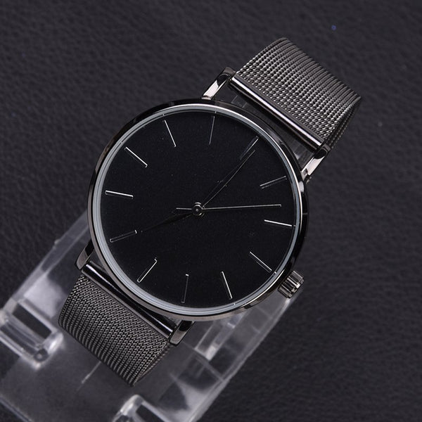 Reloj de Cuarzo con Pulsera de Acero Inoxidable