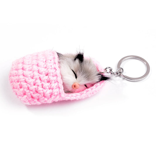 Llavero Gato Durmiendo