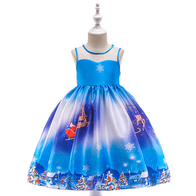 Vestido Princesa Estampado para Niñas - Image 17