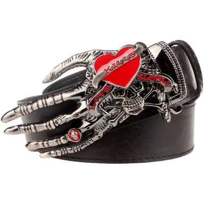 Cinturón de Moda Calavera Cabeza Grande - Image 4
