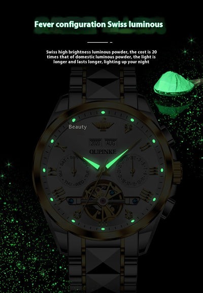 Reloj Automático Mecánico Hueco Sumergible para Hombre - Image 16
