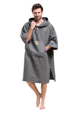 Poncho Toalla de Secado Rápido para Playa y Piscina