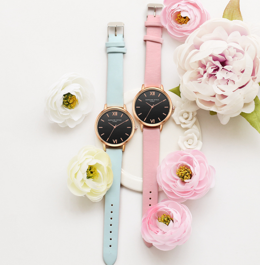 Reloj de Moda para Mujer con Correa de Cuero PU y Detalles Dorado Rosado - Image 10
