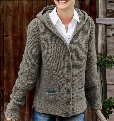 Cardigan Tejido con Capucha - Image 5