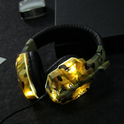 Auriculares Camuflaje con Luz Brillante SY830MV - Image 3