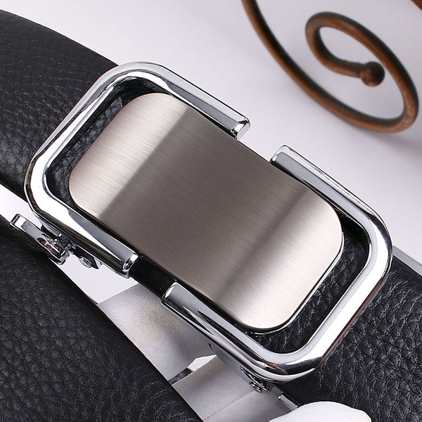 Cinturón de Cuero Genuino para Hombre - Estilo Casual Premium