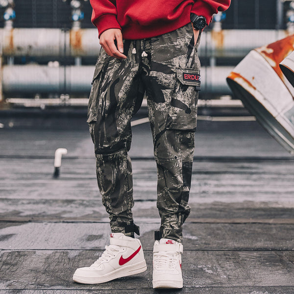 Overol Holgado Camuflado de Estilo Casual