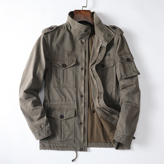 Chaqueta Casual Suelta con Cierre para Hombre - Image 3