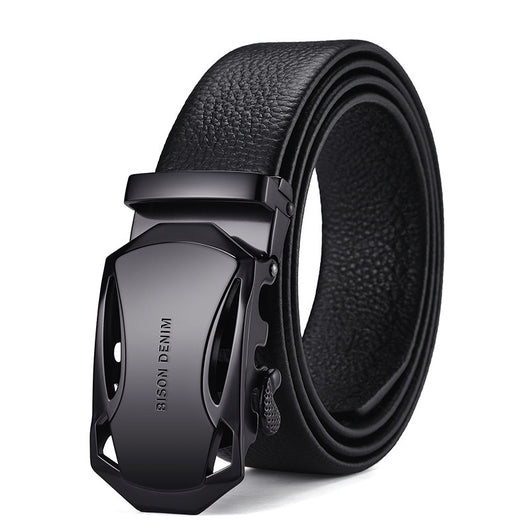Cinturón de Cuero para Hombre con Hebilla Automática Ejecutiva - Image 9