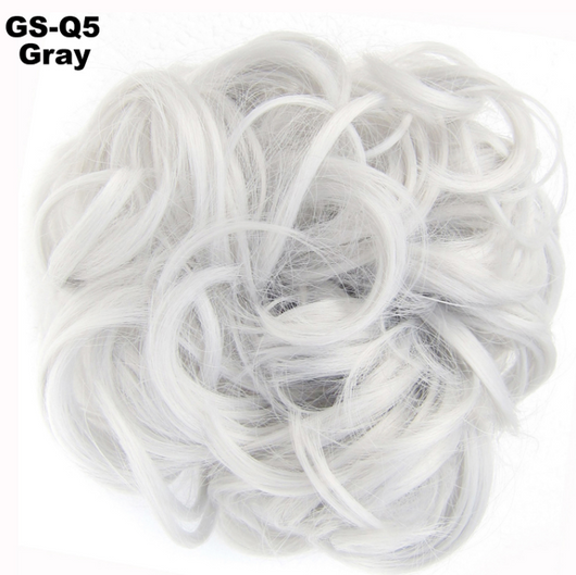 Moño Fluido Rizador con Cordón Ajustable - Extensión de Cabello Sintético - Image 36