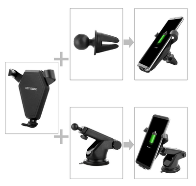 Cargador Inalámbrico Gravitacional para Auto - Compatible iPhone y Samsung - Image 3