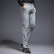 Pantalones Casuales a Cuadros Slim Fit para Hombre